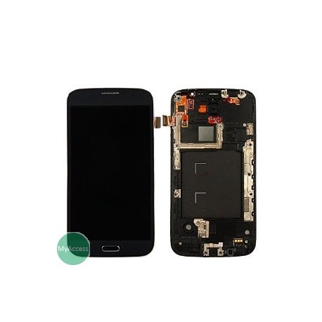 Ecran LCD avec vitre tactile Noir GALAXY MEGA DUOS i9152