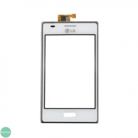Vitre tactile Blanc LG OPTIMUS L5 E610