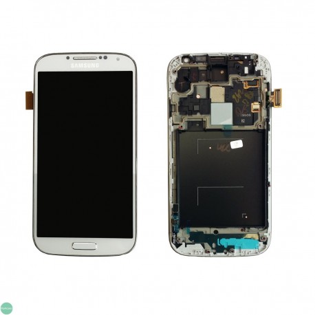 Ecran LCD avec vitre tactile Blanc GALAXY MEGA i9205