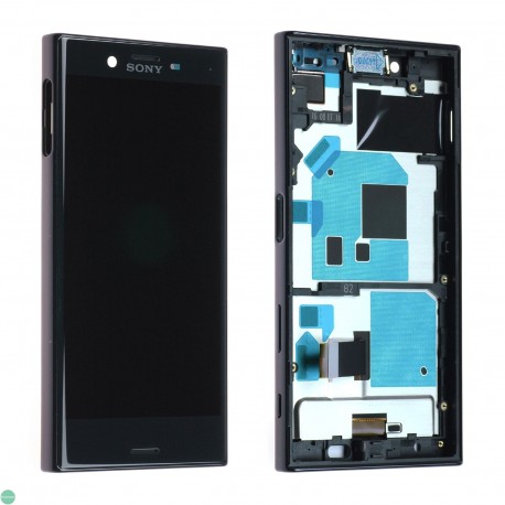 Ecran LCD avec vitre tactile et chassis SONY XPERIA X COMPACT NOIR