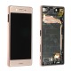 Ecran LCD avec vitre tactile et chassis SONY XPERIA X ROSE