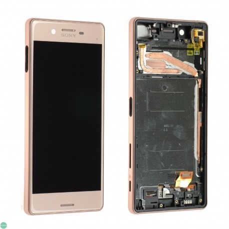 Ecran LCD avec vitre tactile et chassis SONY XPERIA X ROSE
