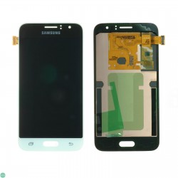 Ecran LCD avec vitre tactile Blanc GALAXY J1 (2016) J120F