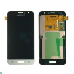 Ecran LCD avec vitre tactile Or GALAXY J1 (2016) J120F