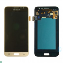 Ecran LCD avec vitre tactile Or GALAXY J3 (2016) J320F